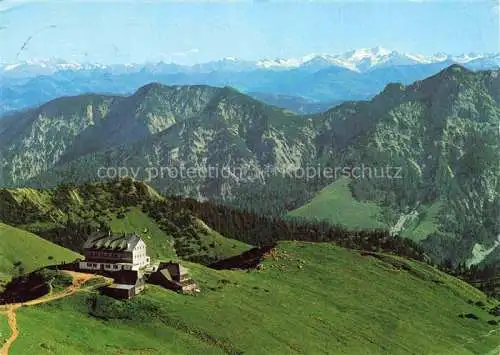 AK / Ansichtskarte  Spitzing Schliersee Rotwand-Haus Berghaus Blick gegen Sonnwendjoch und Hohe Tauern Grossglockner Venediger