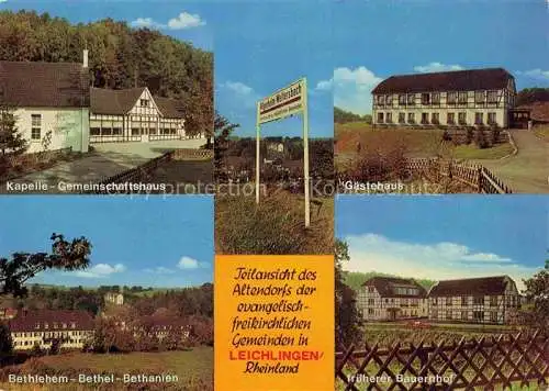 AK / Ansichtskarte  Leichlingen Rheinland Pilgerheim Gemeinschaftshaus Gaestehaus Bethlehem Bethel Bethanien frueherer Bauernhof