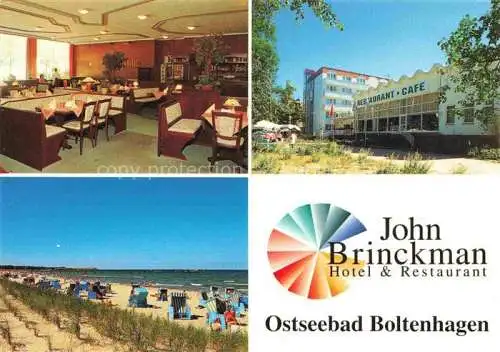 AK / Ansichtskarte  Boltenhagen Ostseebad Hotel Restaurant Brinckmann Strand