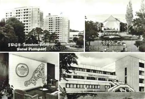 AK / Ansichtskarte  HERINGSDORF  Ostseebad Usedom FDGB-Ferienheim Solidaritaet Kachelwand Foyer Konzertplatz 