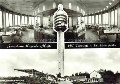 AK / Ansichtskarte  Bad Frankenhausen Fernsehturm Kulpenberg Kyffhaeuser HO-Turmcafé
