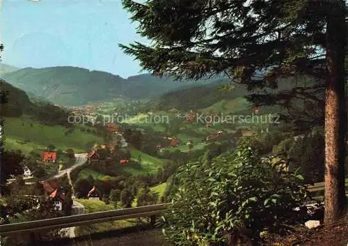 AK / Ansichtskarte  Seebach Ottenhoefen Schwarzwald Panorama Blick ins Tal