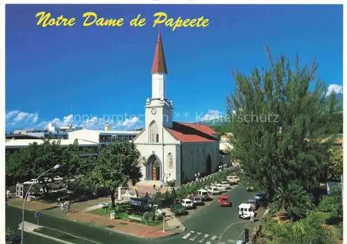 AK / Ansichtskarte  Tahiti Polynesia Cathedral Notre Dame de Papeete