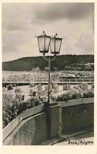 AK / Ansichtskarte  Binz Ruegen Blick zum Strand