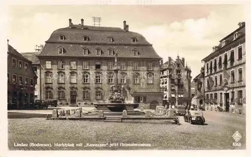 AK / Ansichtskarte  LINDAU  Bodensee Marktplatz mit Kawazzen jetzt Heimatmuseum