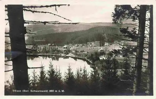 AK / Ansichtskarte  TITISEE Panorama Blick ins Tal vom Waldrand aus