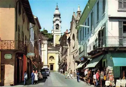 AK / Ansichtskarte  Menaggio Lago di Como Lombardia IT Motiv im Stadtzentrum Kirche