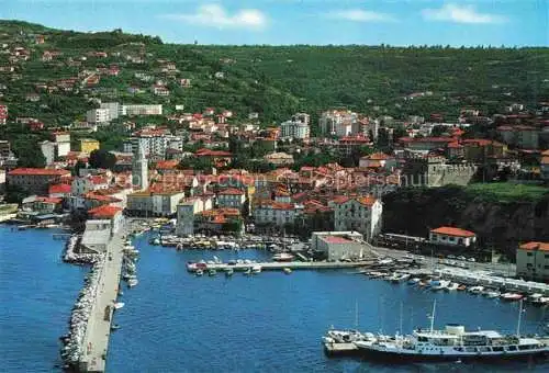 AK / Ansichtskarte  Muggia Istrien Il porto veduta aerea Hafen