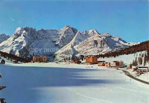 AK / Ansichtskarte  Misurina Veneto IT Winterpanorama Monte Sorapis