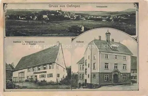 AK / Ansichtskarte  Oefingen oefingen Bad Duerrheim BW Panorama Gasthaus zum Loewen Rathaus