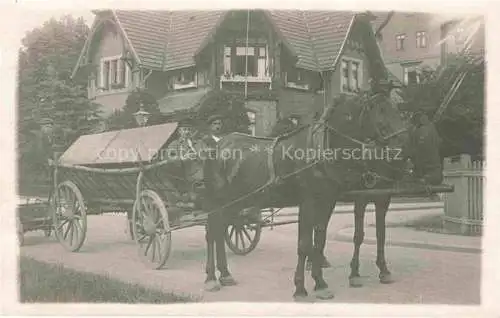 AK / Ansichtskarte  Horneburg Niederelbe Stade Am Sande Pferdefuhrwerk