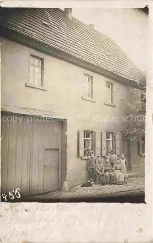 AK / Ansichtskarte  Kerbfeld Aidhausen Hassberge Bayern Wohnhaus Familie