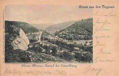 AK / Ansichtskarte  Luetzelburg Lutzelbourg Sarrebourg 57 Moselle Rhein Marne Kanal Panorama