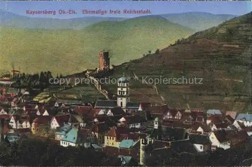 AK / Ansichtskarte  Kaysersberg Kaisersberg Alsace 68 Haut Rhin Stadtblick