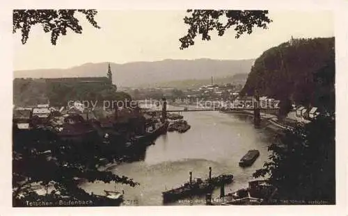 AK / Ansichtskarte  Bodenbach  Elbe-Tetschen DECIN Boehmen Ustecky Kraj CZ Panorama