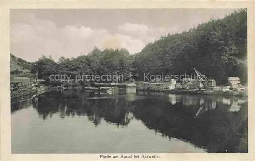 AK / Ansichtskarte  Arzweiler Sarrebourg 57 Moselle Partie am Kanal