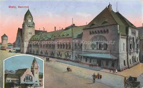 AK / Ansichtskarte  METZ  57 Moselle Bahnhof Kirche