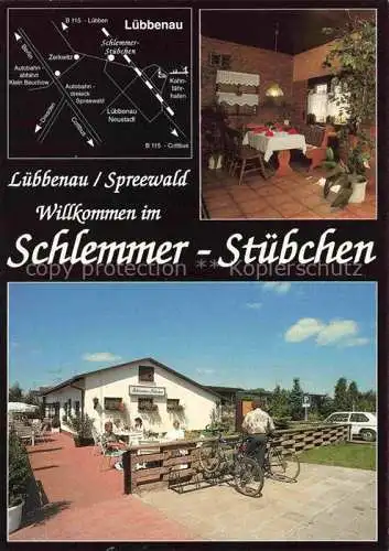 AK / Ansichtskarte  Luebbenau Spreewald Restaurant Schlemmer-Stuebchen