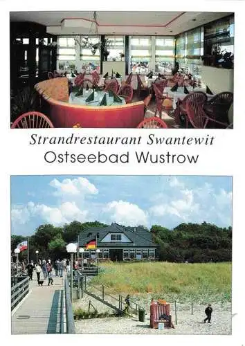 AK / Ansichtskarte  Wustrow Ostseebad Strandrestaurant Swantewit Seebruecke Strand