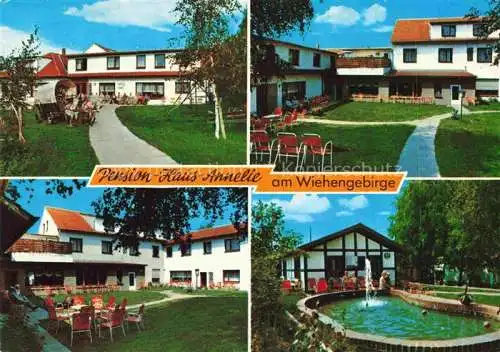 AK / Ansichtskarte  Bad Holzhausen Luebbecke Preussisch Oldendorf NRW Pension Haus Annelie am Wiehengebirge Garten