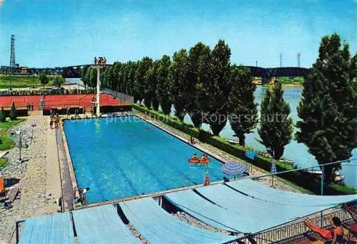 AK / Ansichtskarte  Piacenza Emilia-Romagna IT Chalet e piscina Canottieri Nino Bixio Swimming Pool