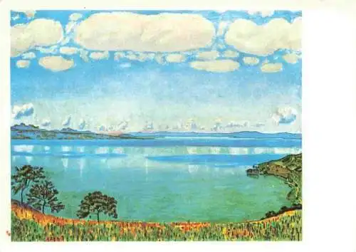 AK / Ansichtskarte  Hodler Ferdinand Kuenstlerkarte Genfersee