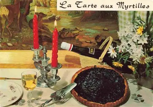 AK / Ansichtskarte  Rezept Recette-- la Tarte aux Myrtilles