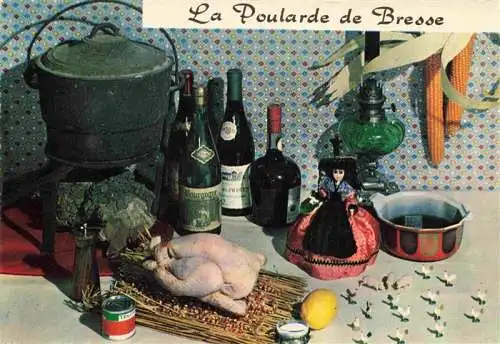 AK / Ansichtskarte  Rezept Recette-- la Poularde de Bresse