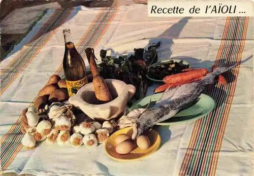 AK / Ansichtskarte  Rezept Recette-- L'aioli 