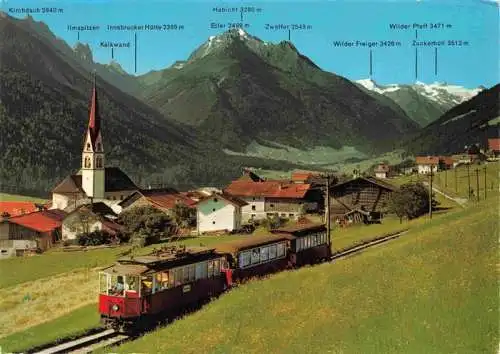 AK / Ansichtskarte  Eisenbahn Railway Chemin de Fer Telfes im Stubai Tirol