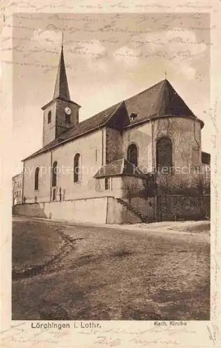 AK / Ansichtskarte  Loerchingen Lothringen Lorquin Sarrebourg 57 Moselle Kirche