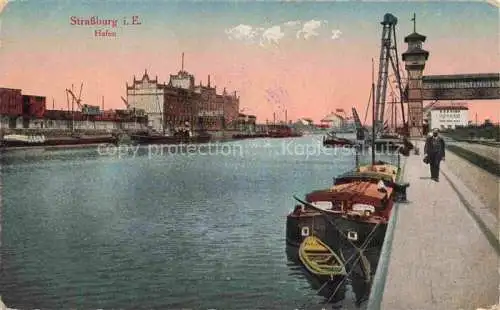 AK / Ansichtskarte  Strasbourg  Strassburg 67 Bas-Rhin Hafen