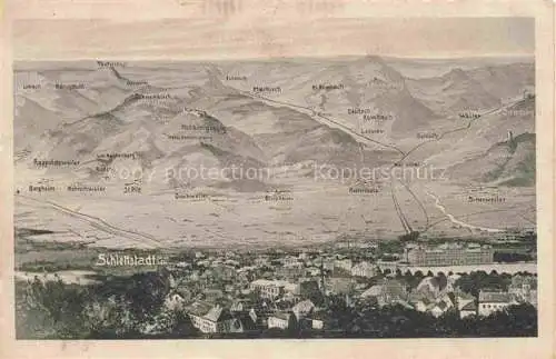 AK / Ansichtskarte  Schlettstadt Selestat 67 Bas-Rhin Panorama