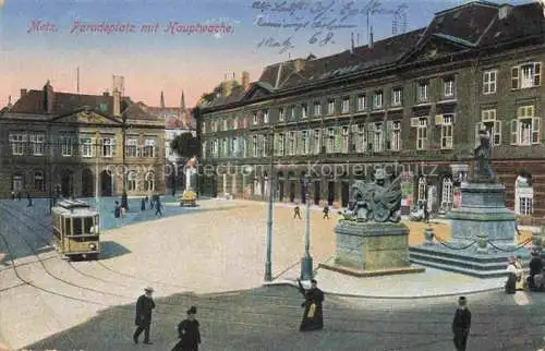 AK / Ansichtskarte  METZ  57 Moselle Paradeplatz mit Hauptwache