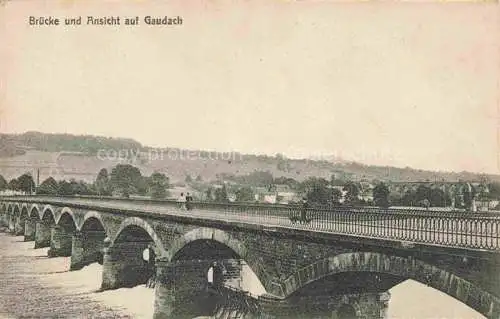 AK / Ansichtskarte  Gaudach Jouy-aux-Arches 57 Moselle Bruecke und Ansicht auf Gaudach