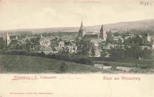 AK / Ansichtskarte  Weissenburg Elsass Wissembourg 67 Alsace Panorama