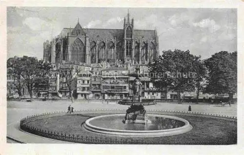 AK / Ansichtskarte  METZ  57 Moselle Opernplatz und Dom