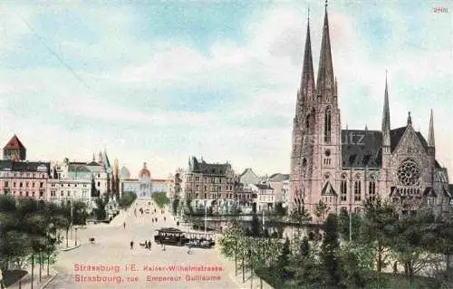 AK / Ansichtskarte  Strasbourg  Strassburg 67 Bas-Rhin Kaiser Wilhelmstrasse