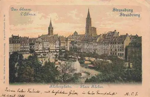 AK / Ansichtskarte  Strasbourg  Strassburg 67 Bas-Rhin Kleberplatz