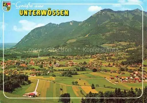 AK / Ansichtskarte  Unterwoessen Bayern Panorama Luftkurort und Wintersportplatz Bayerische Alpen