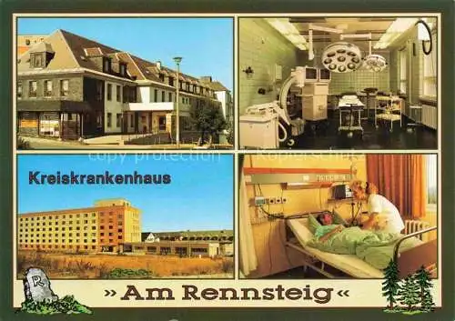 AK / Ansichtskarte  Neuhaus Rennweg Kreiskrankenhaus Am Rennsteig