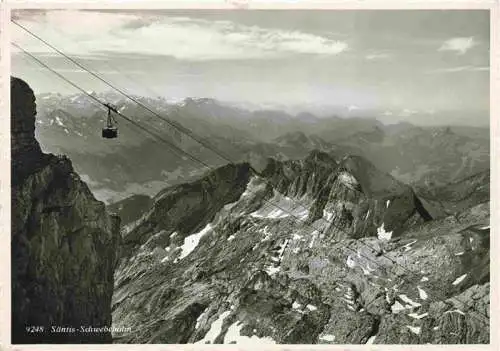 AK / Ansichtskarte  Seilbahn Cable-Car Telepherique Saentis 