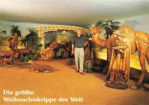 AK / Ansichtskarte  Krippe Weihnachtskrippe Crib Copier Theo Guetermann Enzkloesterle