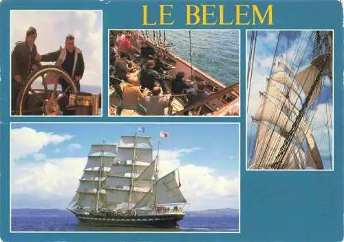 AK / Ansichtskarte  Segelboote Segelschiffe Sailing Voile Vela-- le Belem Nantes 