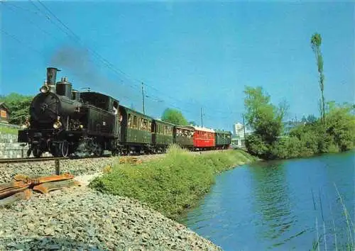 AK / Ansichtskarte  Eisenbahn Railway Chemin de Fer Dampzug Horw Alpnachstad Luzern Oberland