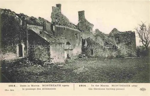 AK / Ansichtskarte  Montreaux Montreuil-sur-Blaise Saint-Dizier 52 Haute-Marne apres le passage des Allemands