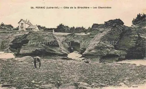 AK / Ansichtskarte  PORNIC 44 Loire-Atlantique Cote de la Birochere Les Cheminees