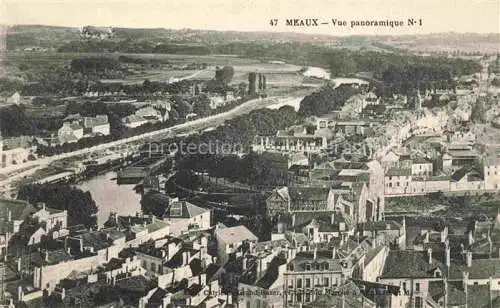 AK / Ansichtskarte  MEAUX 77 Seine-et-Marne Vue panoramique