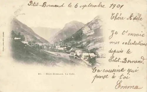 AK / Ansichtskarte  Petit-Bornand-les-Glieres Le 74 Haute-Savoie Le Cret