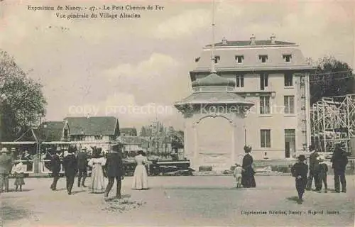 AK / Ansichtskarte  NANCY 54 Meurthe-et-Moselle Le Petit Chemin de Fer Vue generale du Village Alsacien